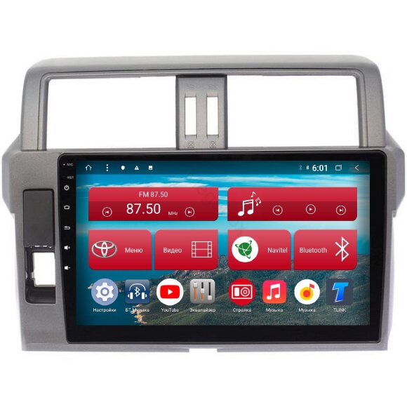 Штатная магнитола Toyota Prado LC 150 (2013-2017), Megabox T10-1134