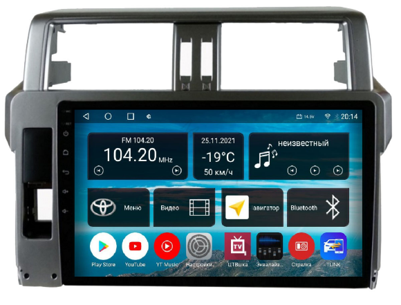 Штатная магнитола Toyota Prado LC 150 (2013-2017), Megabox T10-1134