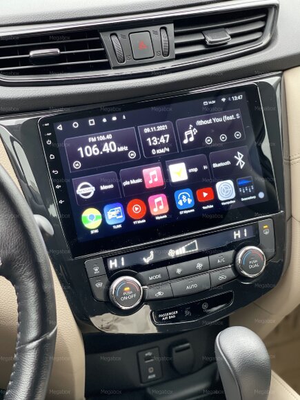 Штатная магнитола Nissan X-trail (14+), Qashqai (14+), Megabox 1301