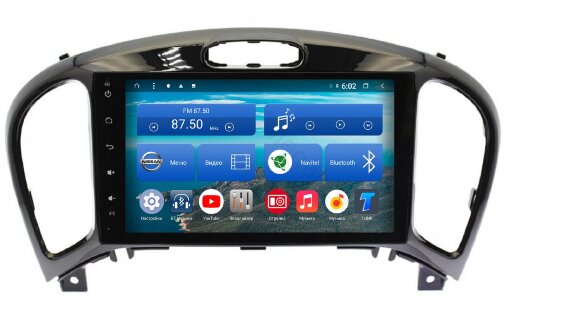 Штатная магнитола Nissan Juke, Megabox 9038 
