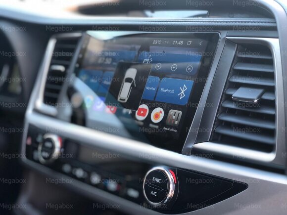 Штатная магнитола Toyota Highlander (2013+), Megabox 1066